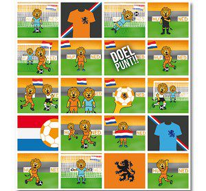 Stickers serie 168 - Oranje Voetbal Leeuw
