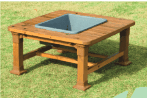 Buiten Zand en watertafel set van 3 tafels