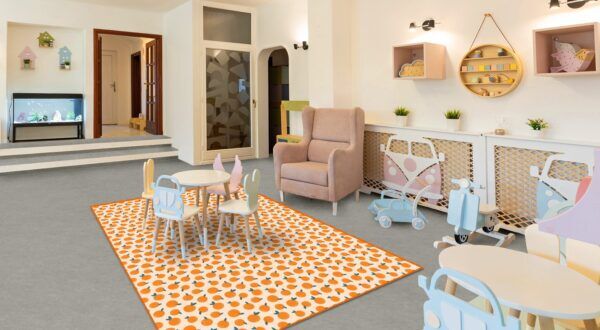 Vinyl vloerkleed in diverse afmetingen – Sinaasappels