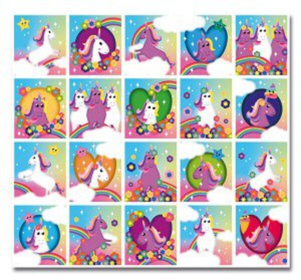 Stickers serie 38 – Unicorn foto 1