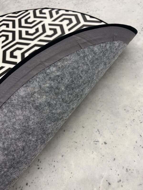 Vinyl vloerkleed in diverse afmetingen – Effen Blauw