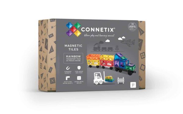 Connetix Regenboog Transportpakket 50-delig