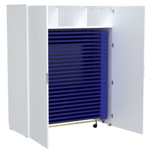 Opbergkast voor Rustbedden en beddengoed – Wit foto 2