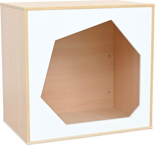 Huisje – Terugtrekplekje – Berken Wit 90 x 60 x 86,6 cm
