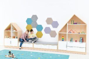 Opbergbank met Matras – 2 lades – Esdoorn foto 2