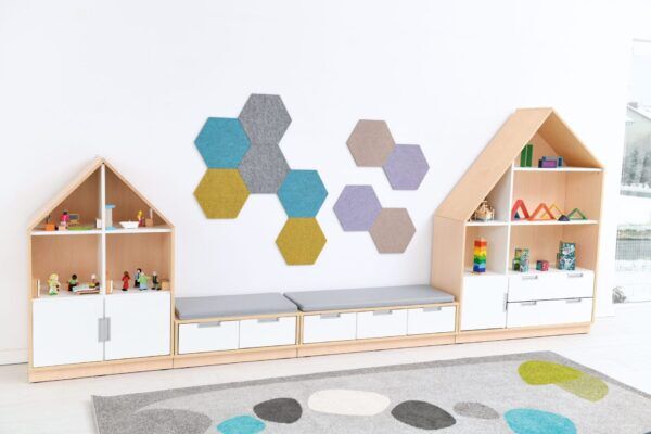 Opbergbank met Matras – 2 lades – Esdoorn