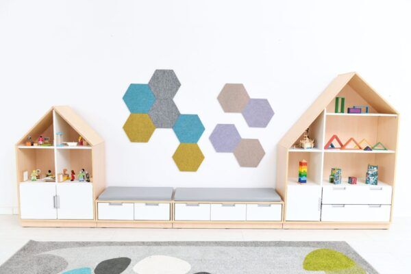 Opbergbank met Matras – 3 lades – Esdoorn