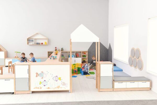 Opbergbank met Matras – 3 lades – Esdoorn