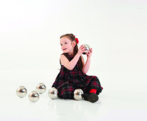 Tickit Zintuigelijk Reflecterende Ballen Zilver – 6 stuks