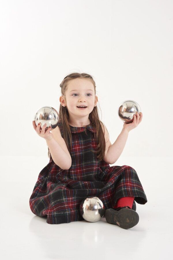 Tickit Zintuigelijk Reflecterende Ballen Zilver – 6 stuks