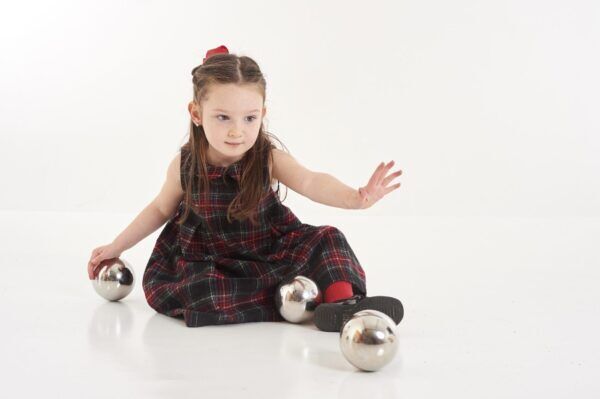 Tickit Zintuigelijk Reflecterende Ballen Zilver – 6 stuks