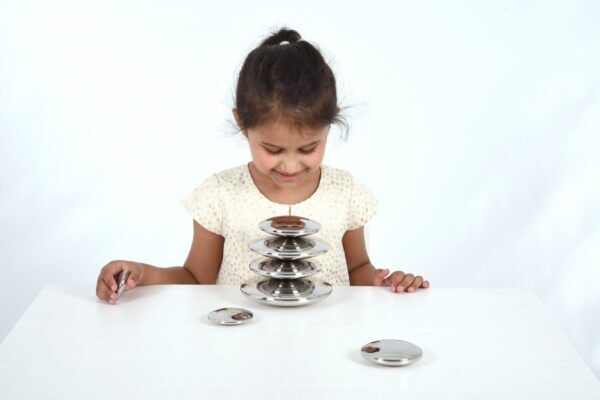 Tickit Zintuiglijk Reflecterende Stenen Zilver – 7 delig