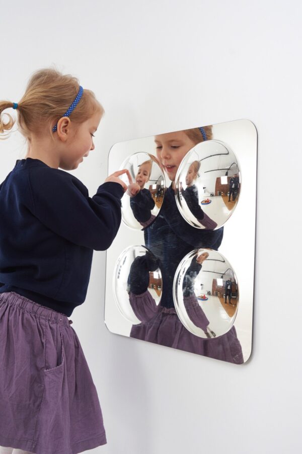 Spiegel met 4 bollen – 49 cm foto 2
