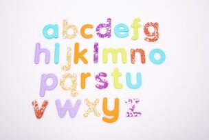 Tickit Regenboog Glitter Letters – 26 stuks