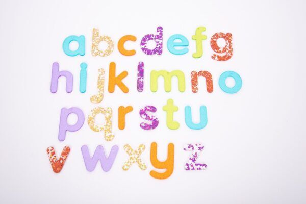 Tickit Regenboog Glitter Letters – 26 stuks