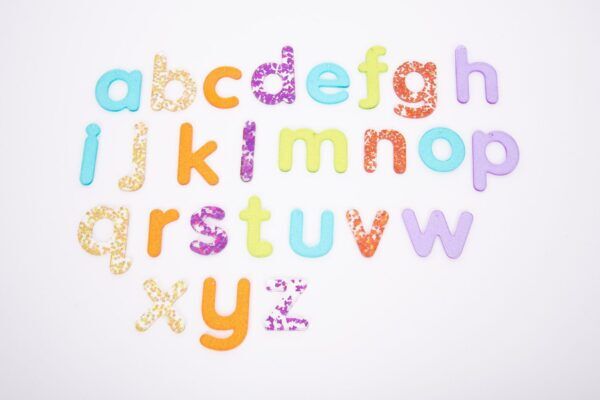 Tickit Regenboog Glitter Letters – 26 stuks