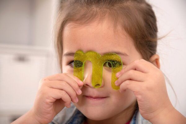 Tickit Regenboog Glitter Letters – 26 stuks