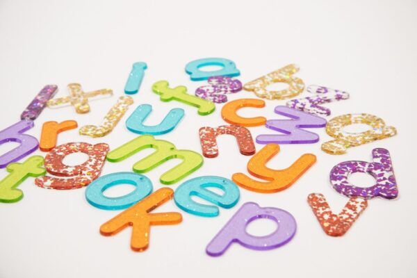 Tickit Regenboog Glitter Letters – 26 stuks