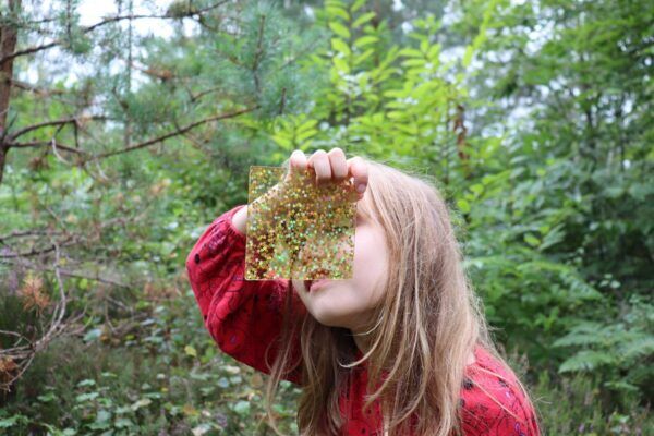 Tickit Regenboog glittervormen – 21 stuks