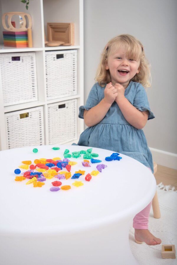 Tickit Kleurrijke gedetailleerde schelpen en zeedieren – 72 stuks