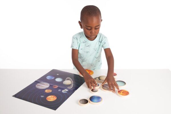 Tickit Houten Fotoblokken – Planeten