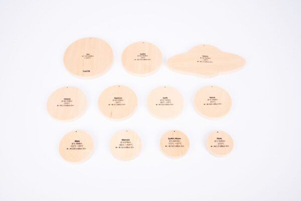 Tickit Houten Fotoblokken – Planeten