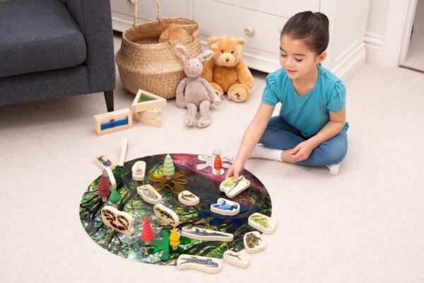 Tickit Houten Fotoblokken Reptielen en Amfibie