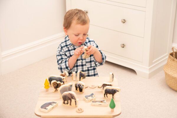 Tickit Houten FotoBlokken – Wilde Dieren