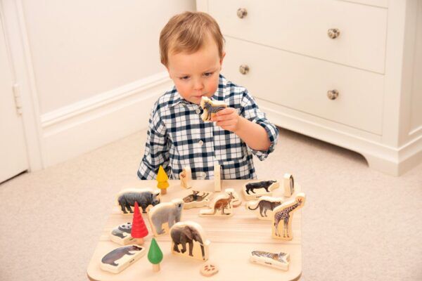 Tickit Houten FotoBlokken – Wilde Dieren