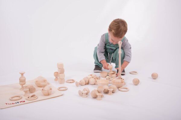 Tickit Heuristisch speelstartpakket Naturel – 63 stuks