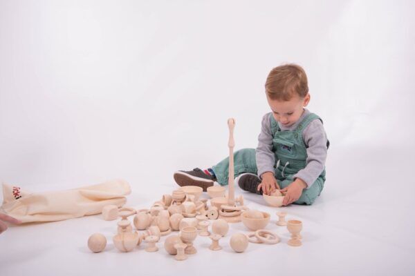 Tickit Heuristisch speelstartpakket Naturel – 63 stuks