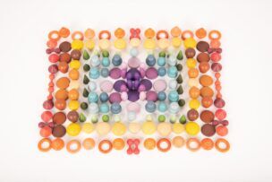 Tickit Loose Parts Houten schatten – Starterset 168 stuks foto 2