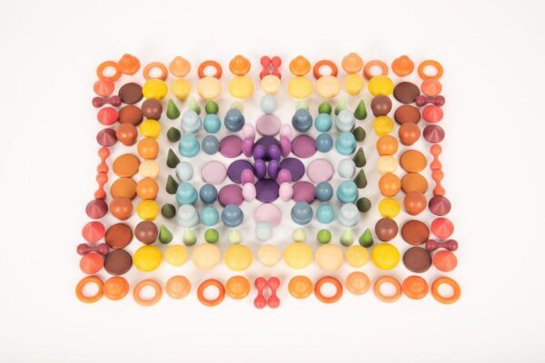 Tickit Loose Parts Houten schatten – Starterset 168 stuks