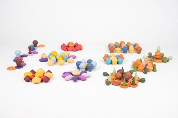 Tickit Loose Parts Houten schatten – Starterset 168 stuks