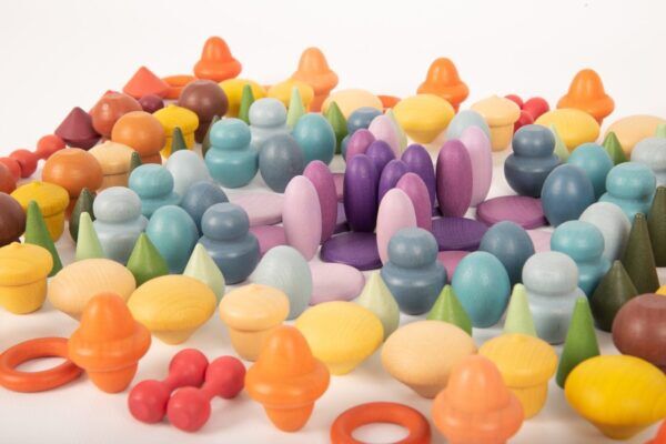 Tickit Loose Parts Houten schatten – Starterset 168 stuks