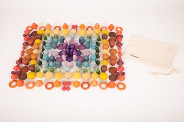 Tickit Loose Parts Houten schatten – Starterset 168 stuks