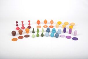 Tickit Loose Parts Houten schatten Basisset – 42 stuks foto 2