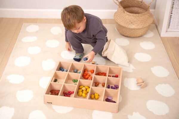 Tickit Loose Parts Houten Sorteerbak – 14 Vakken