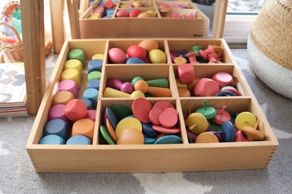 Tickit Loose Parts Houten Sorteerbak – 7 vakken