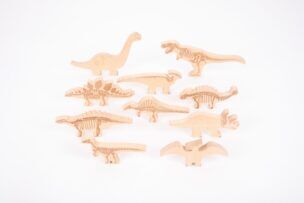 Tickit Houten Blokken – Dinosaurus
