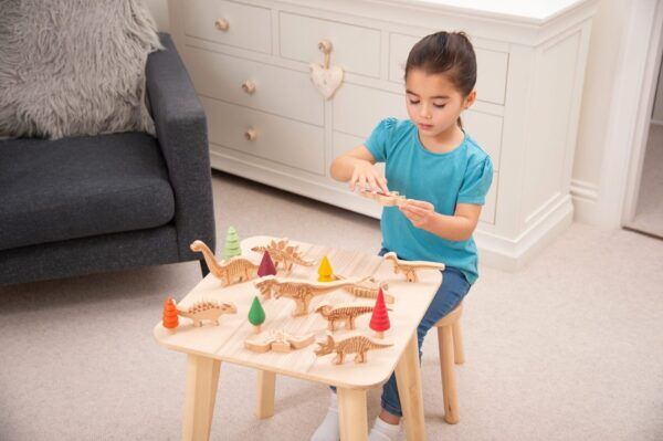 Tickit Houten Blokken – Dinosaurus
