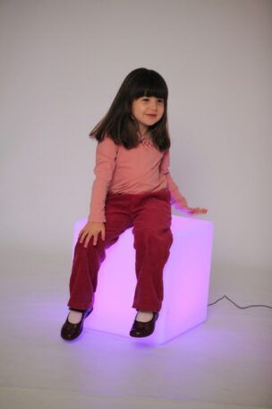 Verlichte Kubus – 40 x 40 cm foto 2