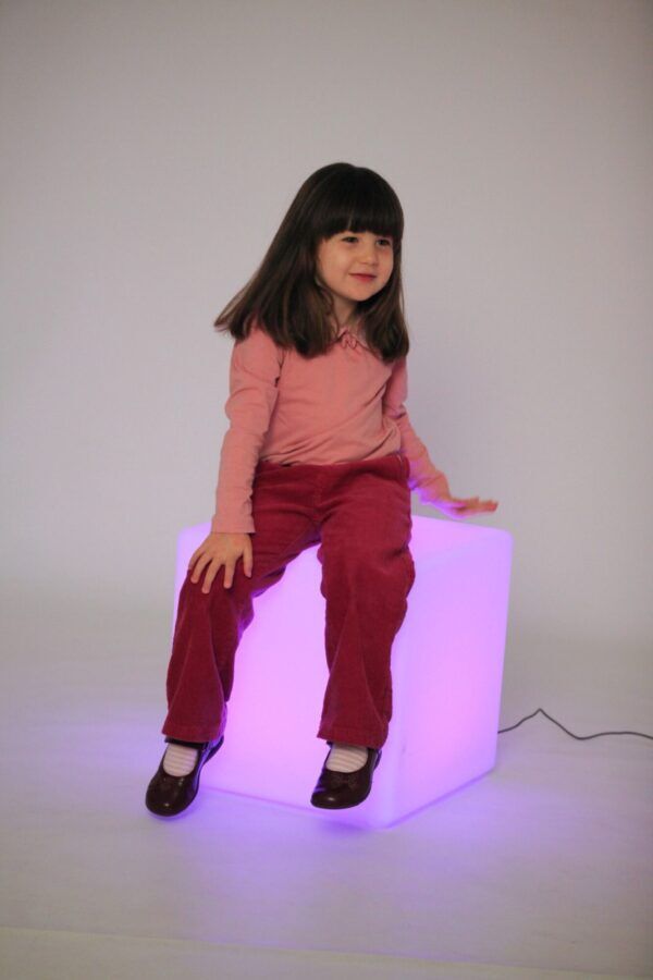 Verlichte Kubus – 40 x 40 cm