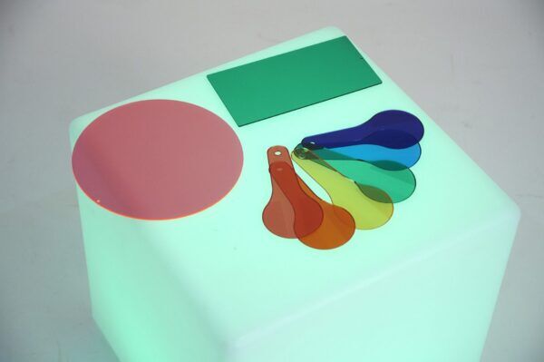 Verlichte Kubus – 40 x 40 cm