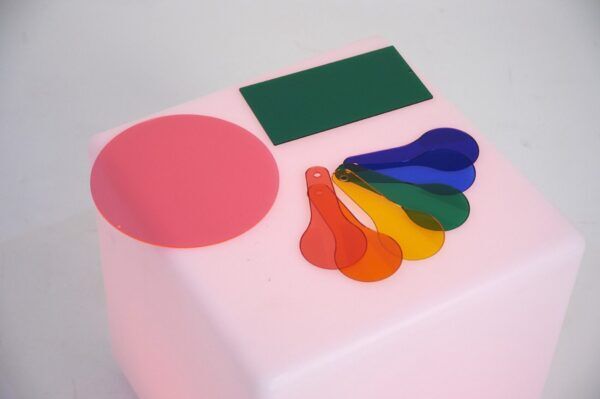 Verlichte Kubus – 40 x 40 cm