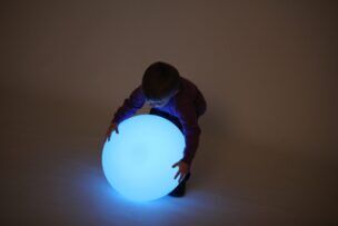 Verlichte Steen – 34 x 34 x 12 cm