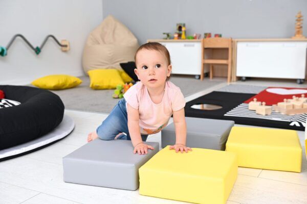 Set van 10 Pastel Poefjes in Trolley