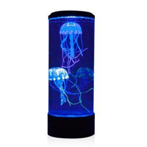 LED Lamp met Kwallen – Rond – 35 cm x 14 cm x 14 cm