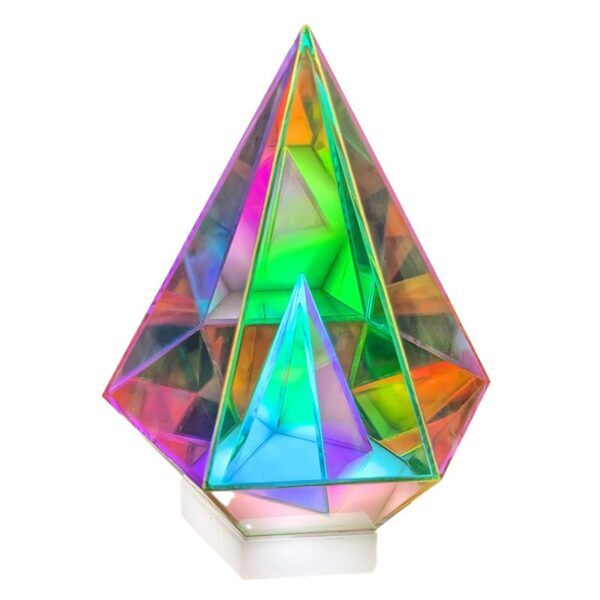 3D Prismalamp – Diamant 11 x 11 x 16,5 cm