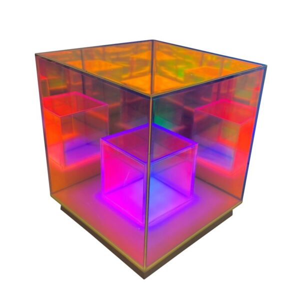 3D Prismalamp – Kubus – 12 x 12 x 14 cm foto 1